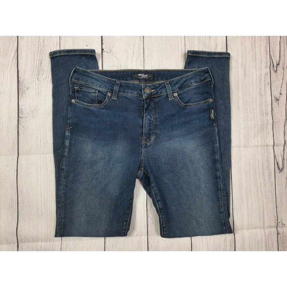 M2 Silver Jeans Women’s Bleecker Skinny jeans 28